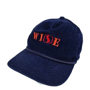 Vintage Safeway Wise Corduroy Snapback Hat